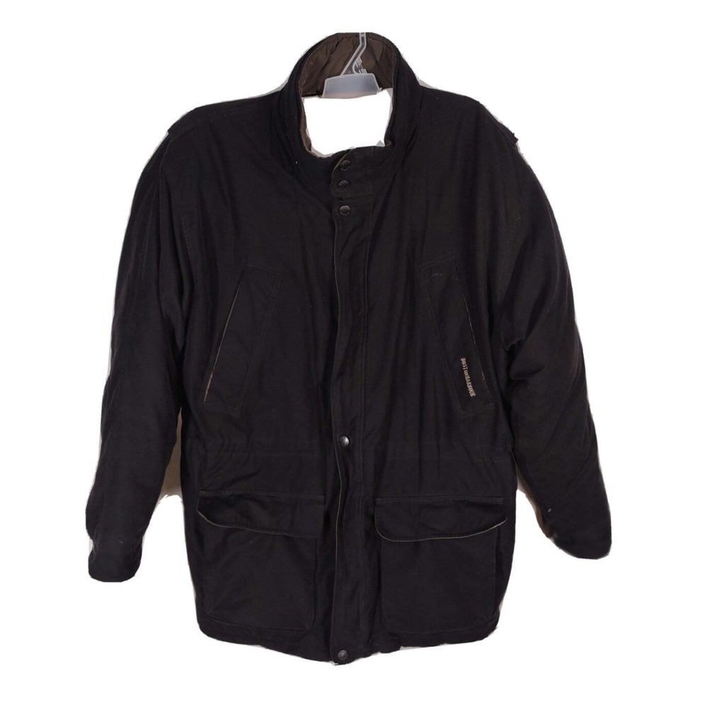 Boston Harbour Parka Jacket XL Mens Gorp Core Cabin Core Black Down Fill Winter